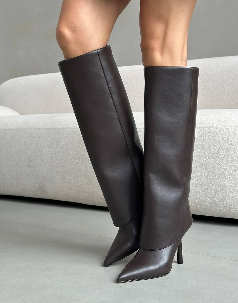 Сапоги из эко кожи