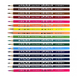 Карандаши цветные Yalong 18 цв., "Пиксели" деревянные, трехгранные, заточнные, грифель 3.0, картон. уп., европодвес