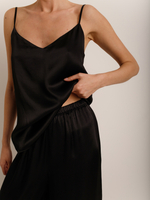 Брюки шелковые