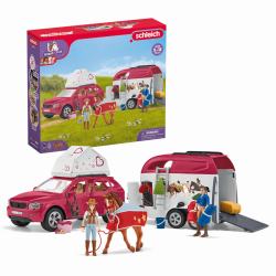 Schleich S 42535 — Игровой набор автомобиль с прицепом Horse Club — фото 1