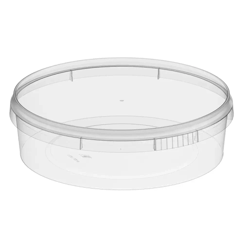 Пресс банка 725мл. d-170, круглая с крышкой. 240шт/упак (Альянс упак)