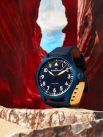 Часы кварцевые Earth Multi blue