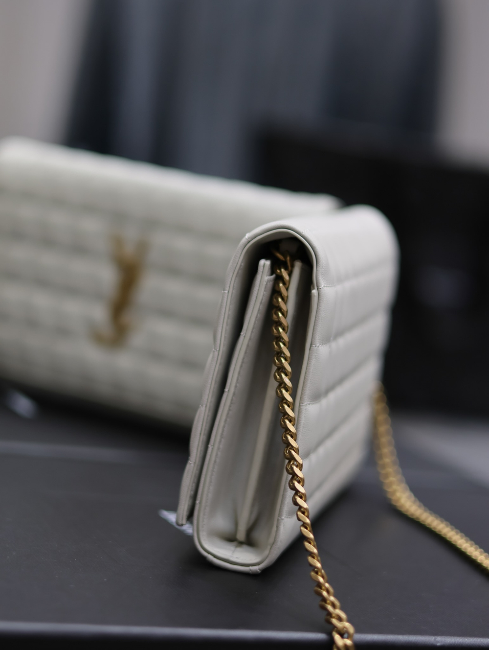 Saint Laurent Cassandre Chain Wallet 23 cm