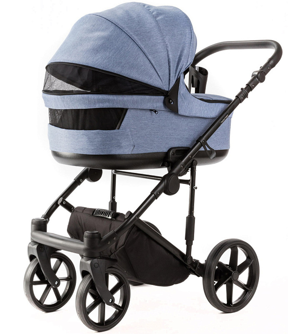 Детская коляска Adamex Locco Light 2 в 1 LL-TK02 TIP (СВЕТЛЫЙ ДЖИНС)