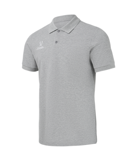 Поло Jogel ESSENTIAL Cotton Polo, серый меланж 91m