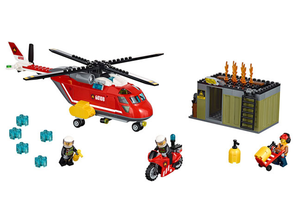 LEGO City: Пожарная команда быстрого реагирования 60108 — Fire Response Unit — Лего Сити Город