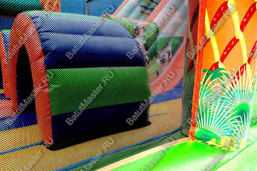 Коммерческий надувной батут "Мир сафари"