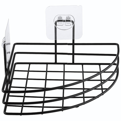 Полка подвесная угловая 17,5*17,5*4см "Black"