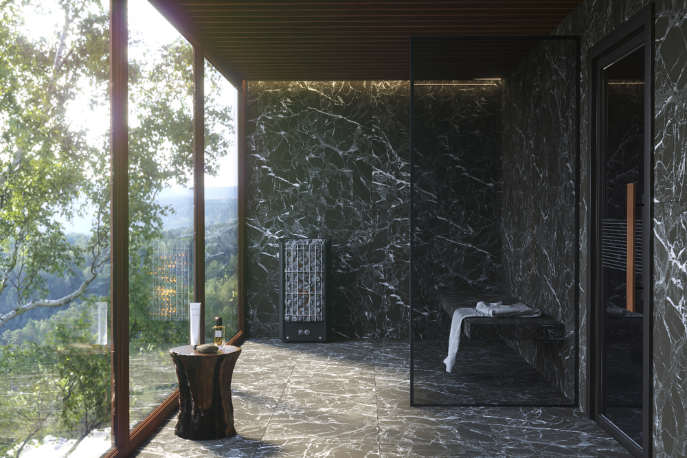 Керамогранит Грани Таганая GRS05-02 Смола / pitch мрамор черно-серый, 600х600 мм, матовая