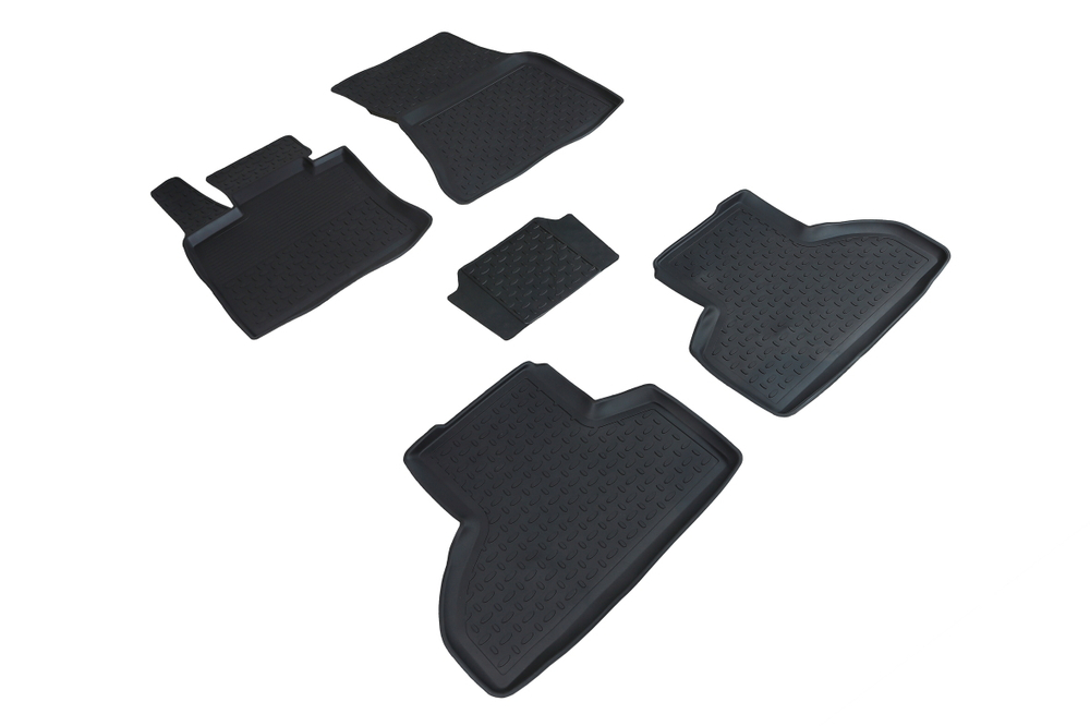 Резиновые коврики с высоким бортом для BMW X5 F-15 2014-2018, Seintex.86733