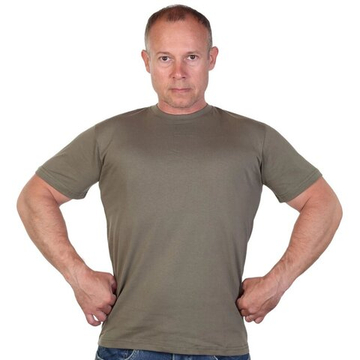 Мужская футболка цвета хаки