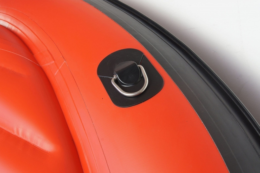 Надувная ПВХ-лодка BADGER Air Line 360, Черный/Красный