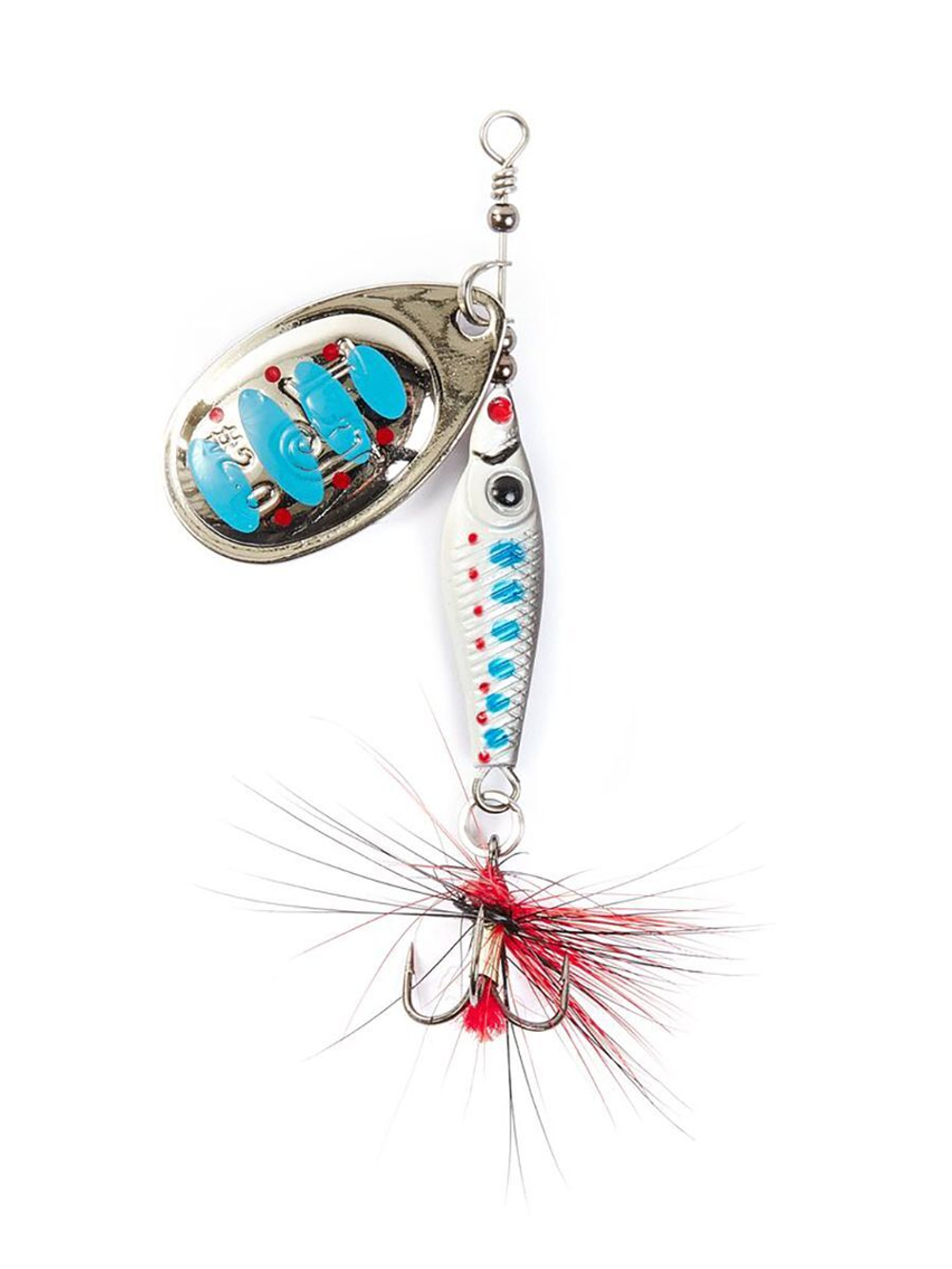 Блесна вращающаяся Lucky John TRIAN BLADE ROUND 9.0г 007