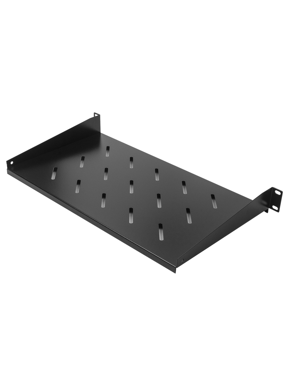 NEOMAX Полка 19"1U, для настенного шкафа 520x400; глубина полки 250мм, ширина 484мм;  цвет черный [NM-SHF-1U40-101-BK]