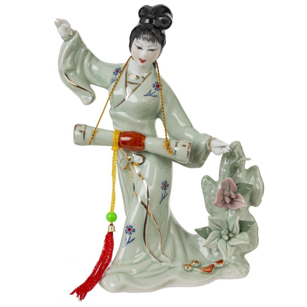 GAEM Фигурка декоративная "Гейша" (блок 4 шт), L11,5 W6,5 H15 см, 4в.