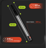 Набор экстракторов квадратный, 5 шт, хром-ван. сталь