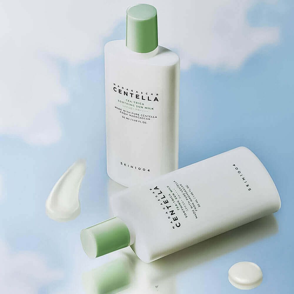 Солнцезащитное молочко SKIN1004 Madagascar Centella Tea-Trica Soothing Sun Milk SPF50+ PA++++ 50 мл
