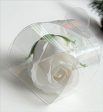 Коробка для конфет "бонбоньерка" 45*45*45 мм (1) (полностью прозрачная) НОВИНКА