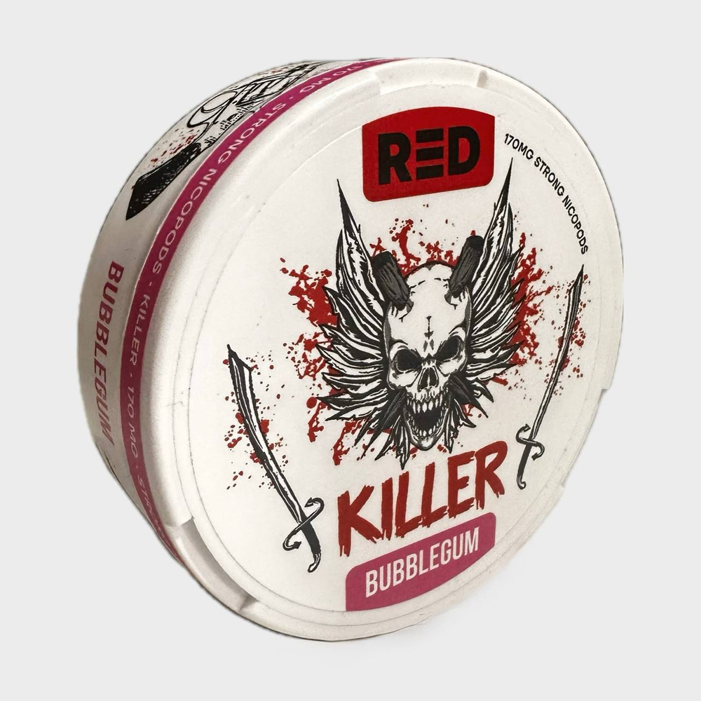 RED KILLER BUBBLE GUM (170 МГ) - ЖВАЧКА БАБЛ ГАМ