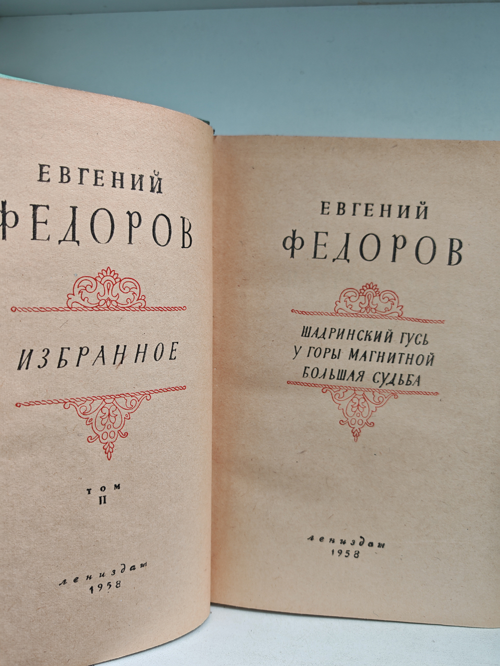 Евгений Фёдоров. Избранное. В 2-х томах