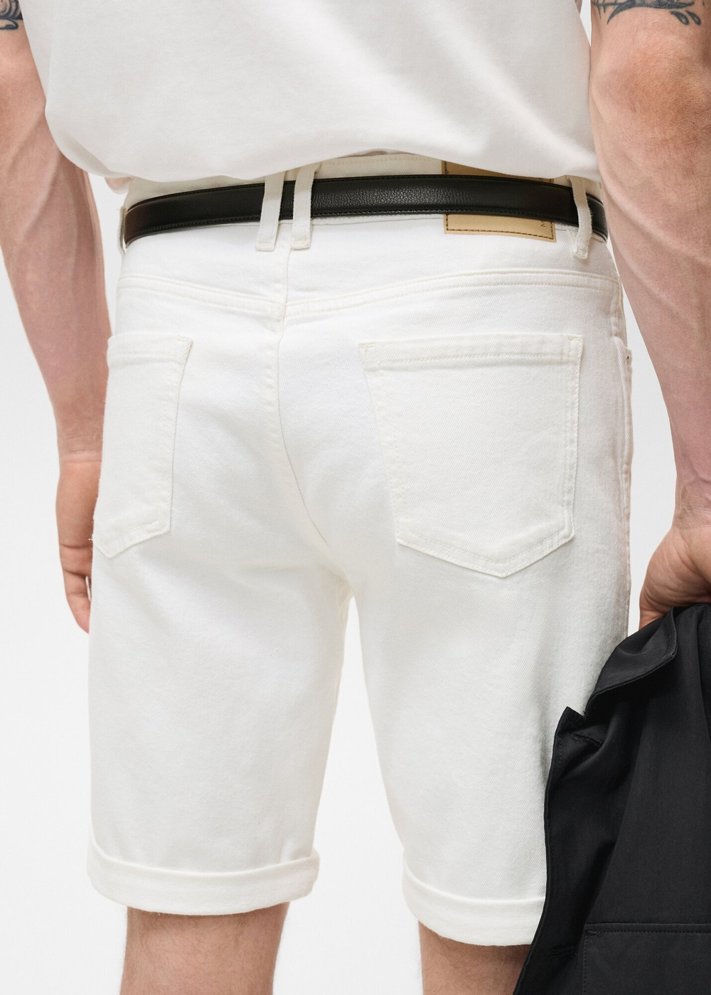 Бермуды из денима slim fit