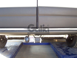 Фаркоп оцинкованный Galia N047A для Nissan Interstar 1998-2010, Opel Movano A 1999-2010, Renault Master 1998-2010(паспорт и сертификат в комплекте)(без электрики)