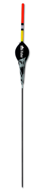 Поплавок из бальсы Bobi Fisher Bolo ВF441 под светлячок, Черно-серый