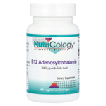Nutricology, B12 аденозилкобаламин, 60 вегетарианских леденцов
