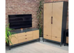 Шкаф Fjord 2-х створчатый (темно-серый)