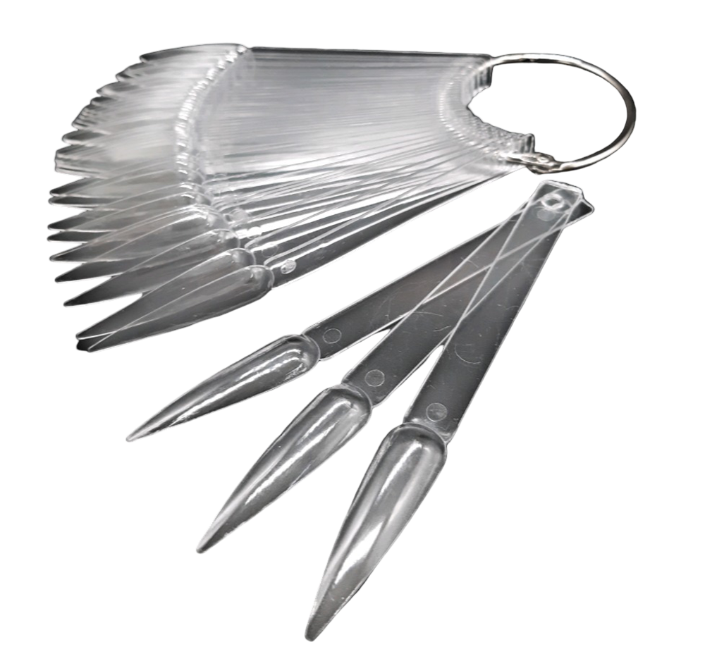 Типсы для выкраски (40шт, прозрачные)