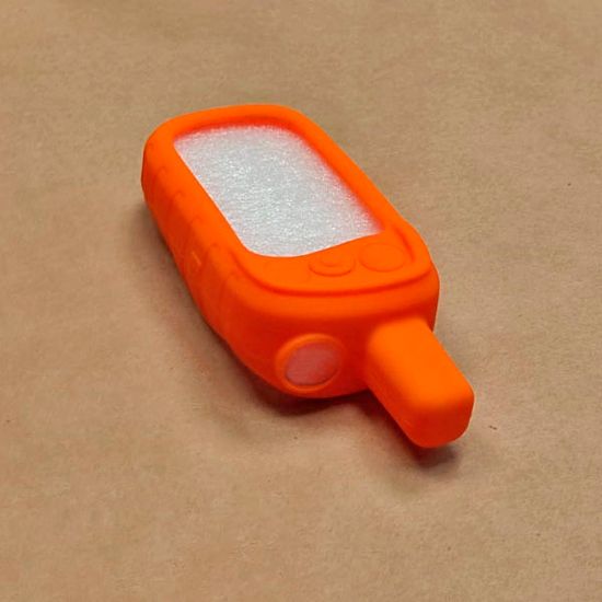 Чехол силиконовый для Garmin Alpha 100 защитный противоскользящий бампер (Оранжевый)