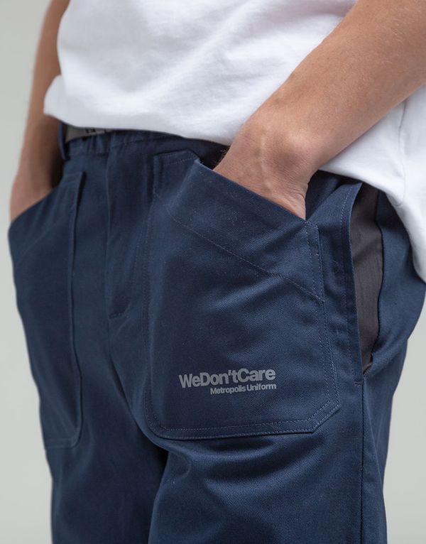Брюки We Don’t Care Twill Front Pockets Pants Navy - фото 5