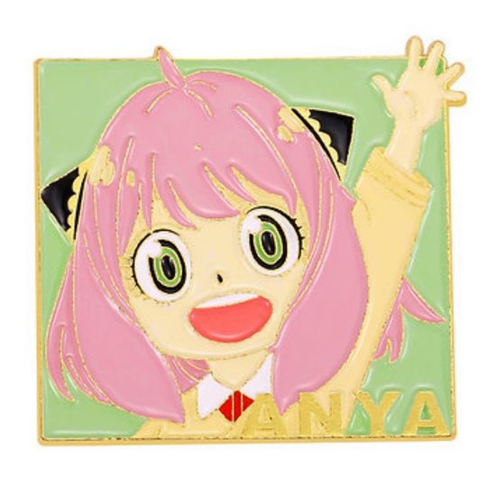 Значок металлический Семья шпиона "Аня Форджер", р-р 4х4см