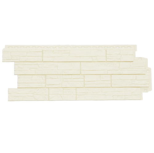 Панель фасадная Grand Line Classic Сланец молочный 1110х418 мм