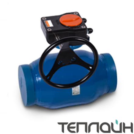 Шаровой кран TEMPER серия 282 (сталь 20) DN 300 PN 25 сварка/сварка с редуктором