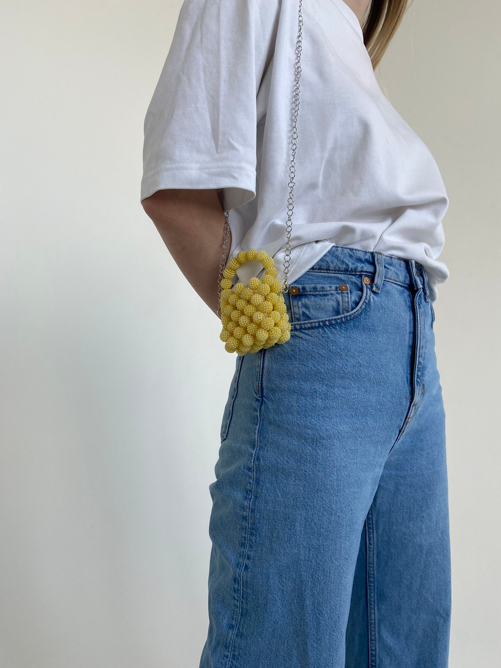 BYSASHAZEMLYA mini bag in yellow