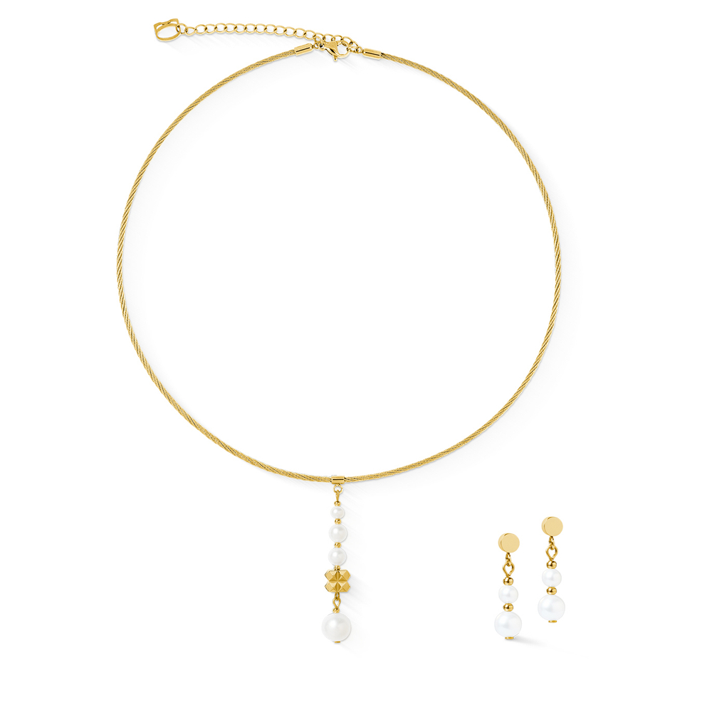 Колье Coeur de Lion White-Gold 1137/10-1416