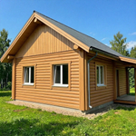 Бревенчатый дом 48 м²