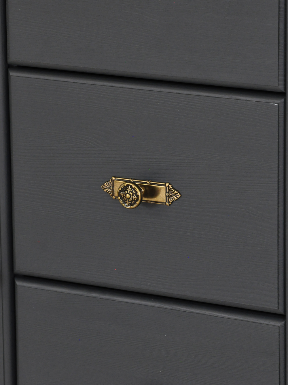 Комод деревянный Сюзанна, серый