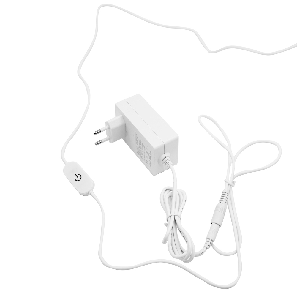 Лампа-дуга настольная 550мм белая