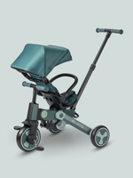 Трехколесный велосипед Micro с родительской ручкой, синий