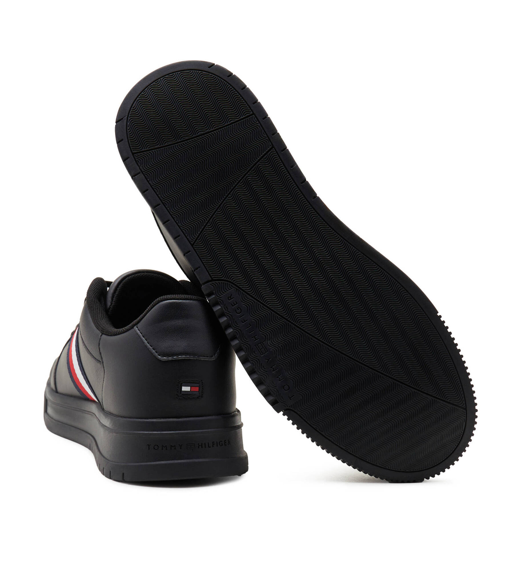 Кожаные кроссовки stripes ess Tommy Hilfiger - черный(FM0FM04895)