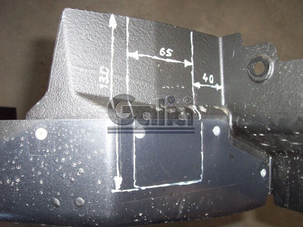 Фаркоп оцинкованный Galia H076A для Hyundai i30 универсал 2007-2012(паспорт и сертификат в комплекте)(без электрики)
