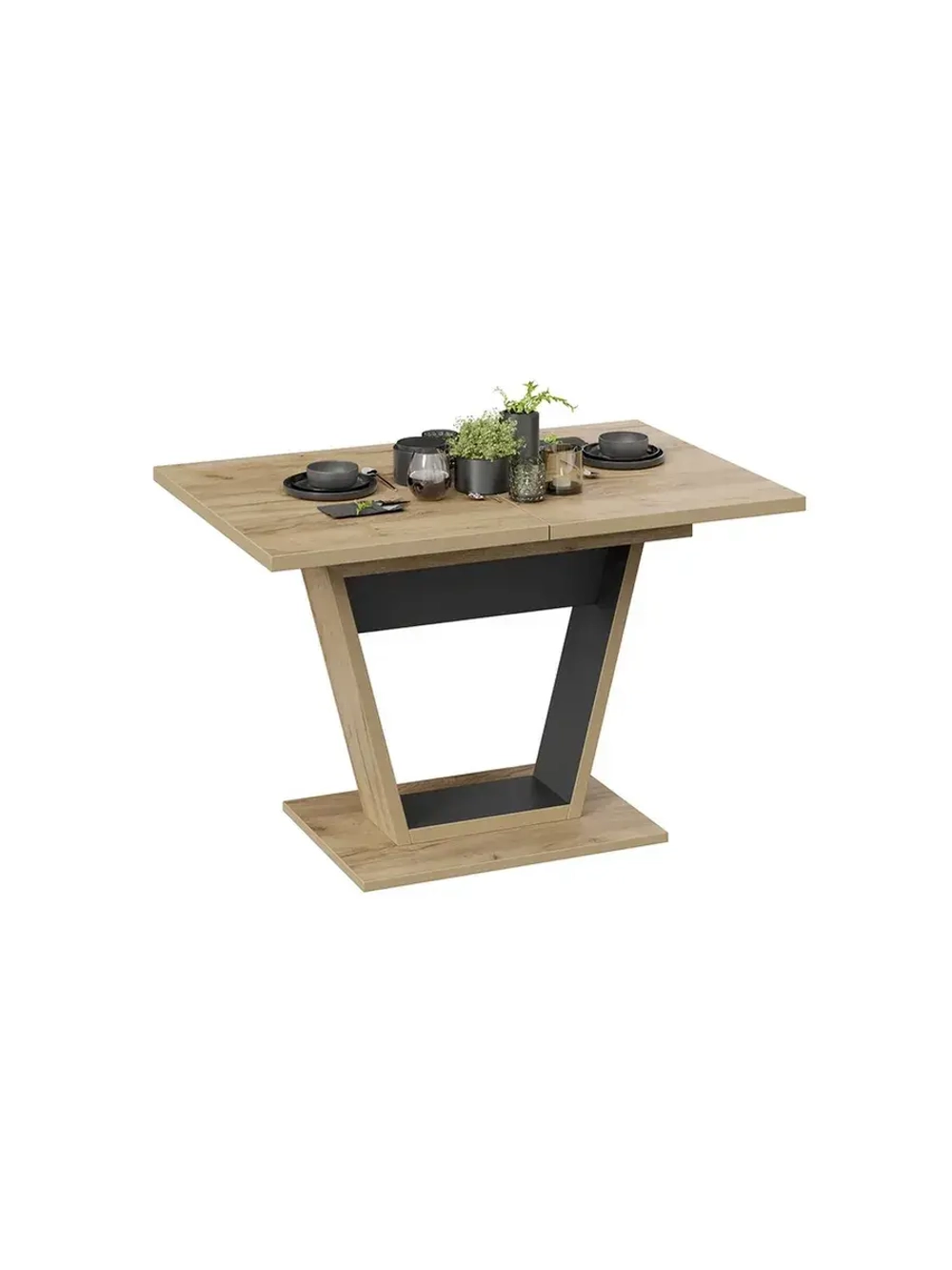 Стол кухонный обеденный раздвижной 120х80х75,5 см