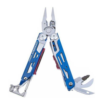 Мультитул Leatherman Signal -832741 115мм 19функций синий нейлоновый чехол карт.коробка