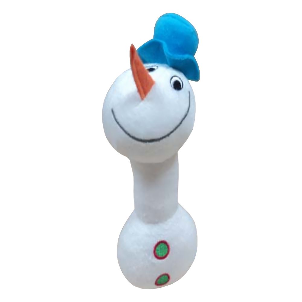 Gigwi X-mas TALES игрушка для собак снеговик с пищалкой 21 см