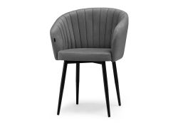 Стул на металлокаркасе Моншау черный / velutto 32