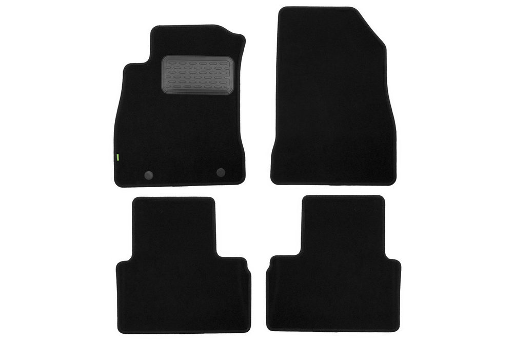 Коврики в салон для NISSAN Juke 2010-2014, 2014-2019, кроссовер, 4 шт. (текстиль) KVR02363501210KH