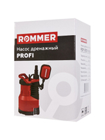 Насос дренажный, кабель 10 м, 550 Вт, для чистой воды Rommer Profi ( RDP-0003-100550)