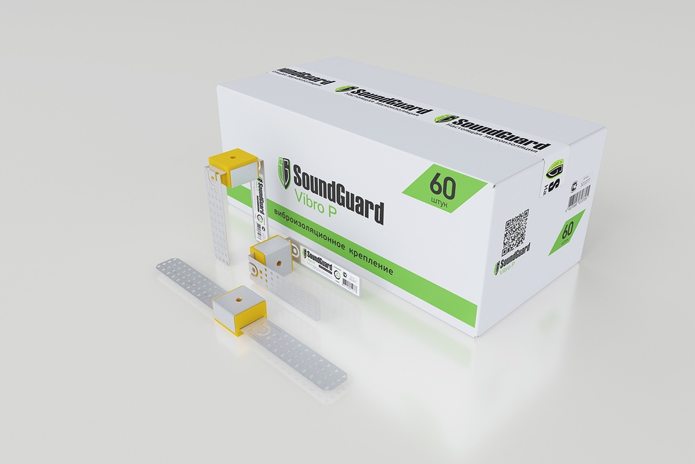 Виброизоляционное крепление SoundGuard Vibro P Вибро П
